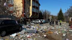 Blast that injured two was 'terrorist attack', Ukrainian authorities say