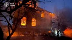 Thousands without power in Kyiv after massive Russian attack