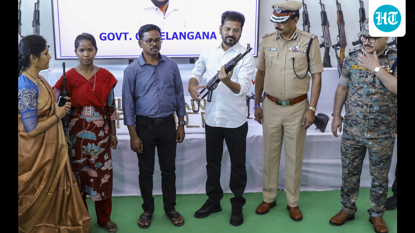 130 Maoists surrender, CM asks Ganapathy to lay down arms