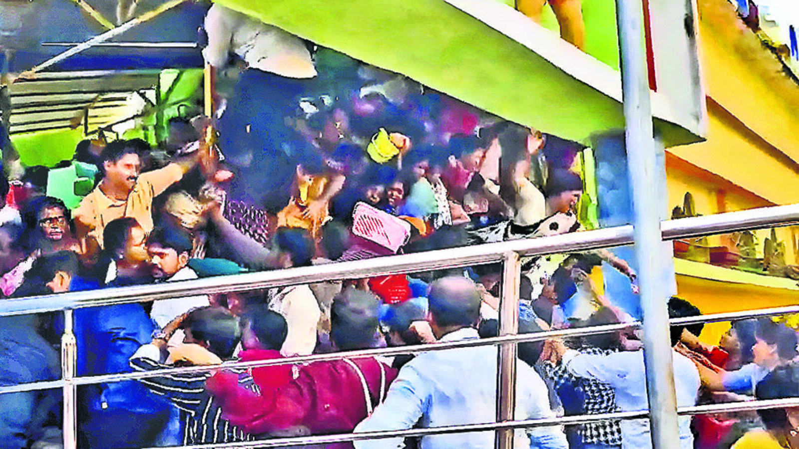 9 die as crowd surge sparks temple stampede in Andhra Pradesh