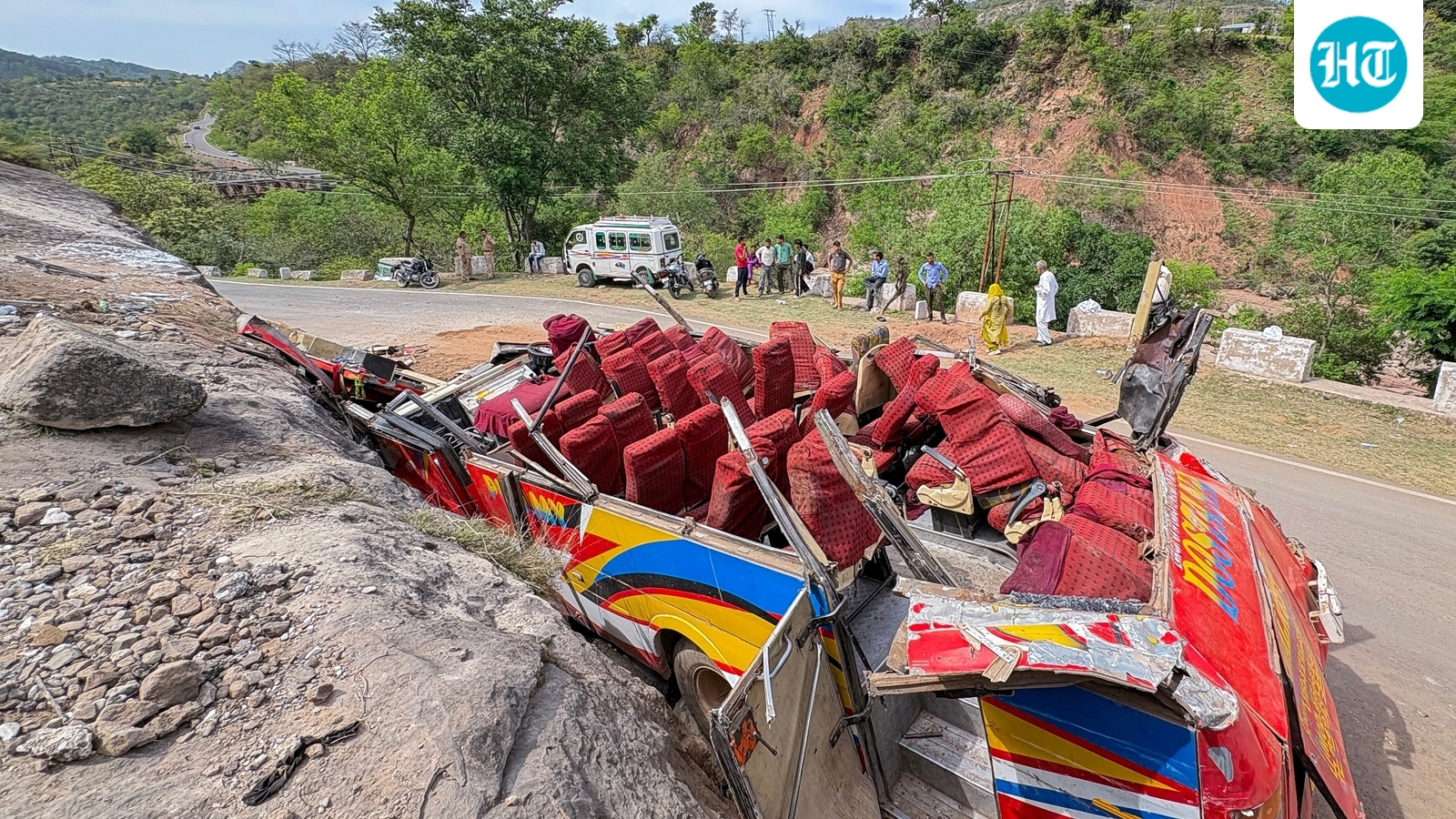21 die as overloaded bus rolls down hill, hits auto in Jammu and Kashmir’s Udhampur
