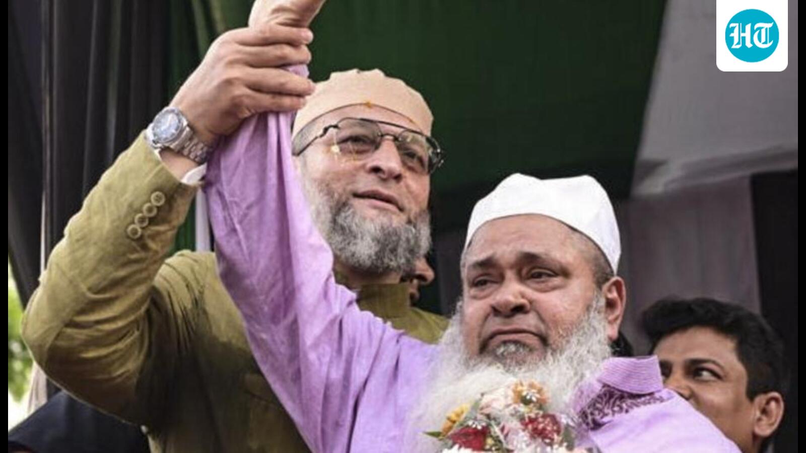 Owaisi backs AIUDF in Assam, says BJP, Cong don’t want Muslim leadership