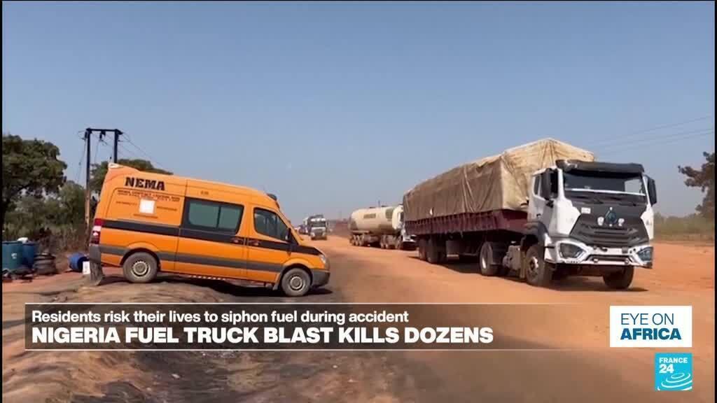 Fuel truck explodes in Nigeria and kills dozens