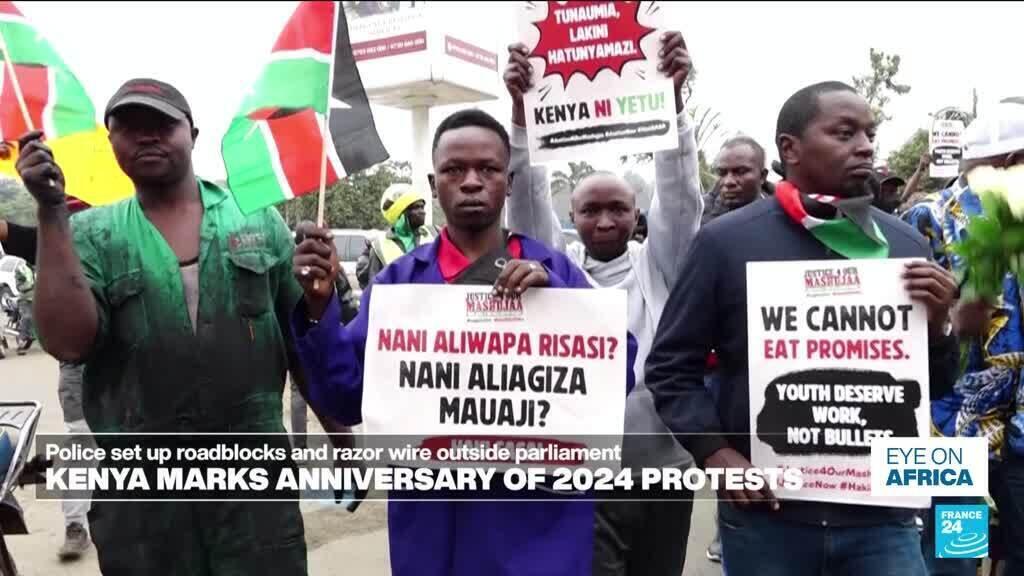 Kenyans mark anniversary of bloody protests