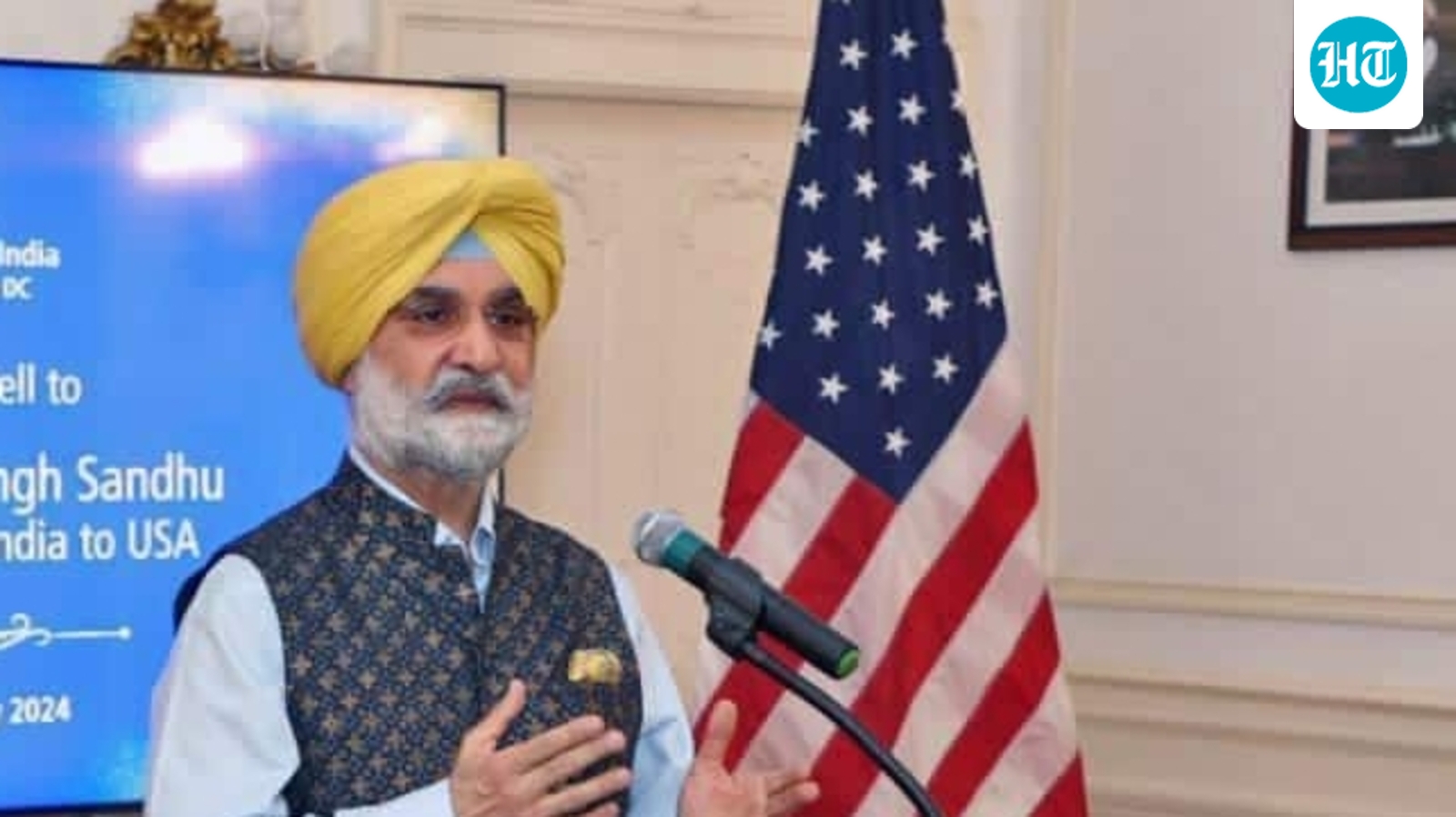 Taranjit Singh Sandhu is Delhi's new lieutenant governor, to replace Vinai Kumar Saxena