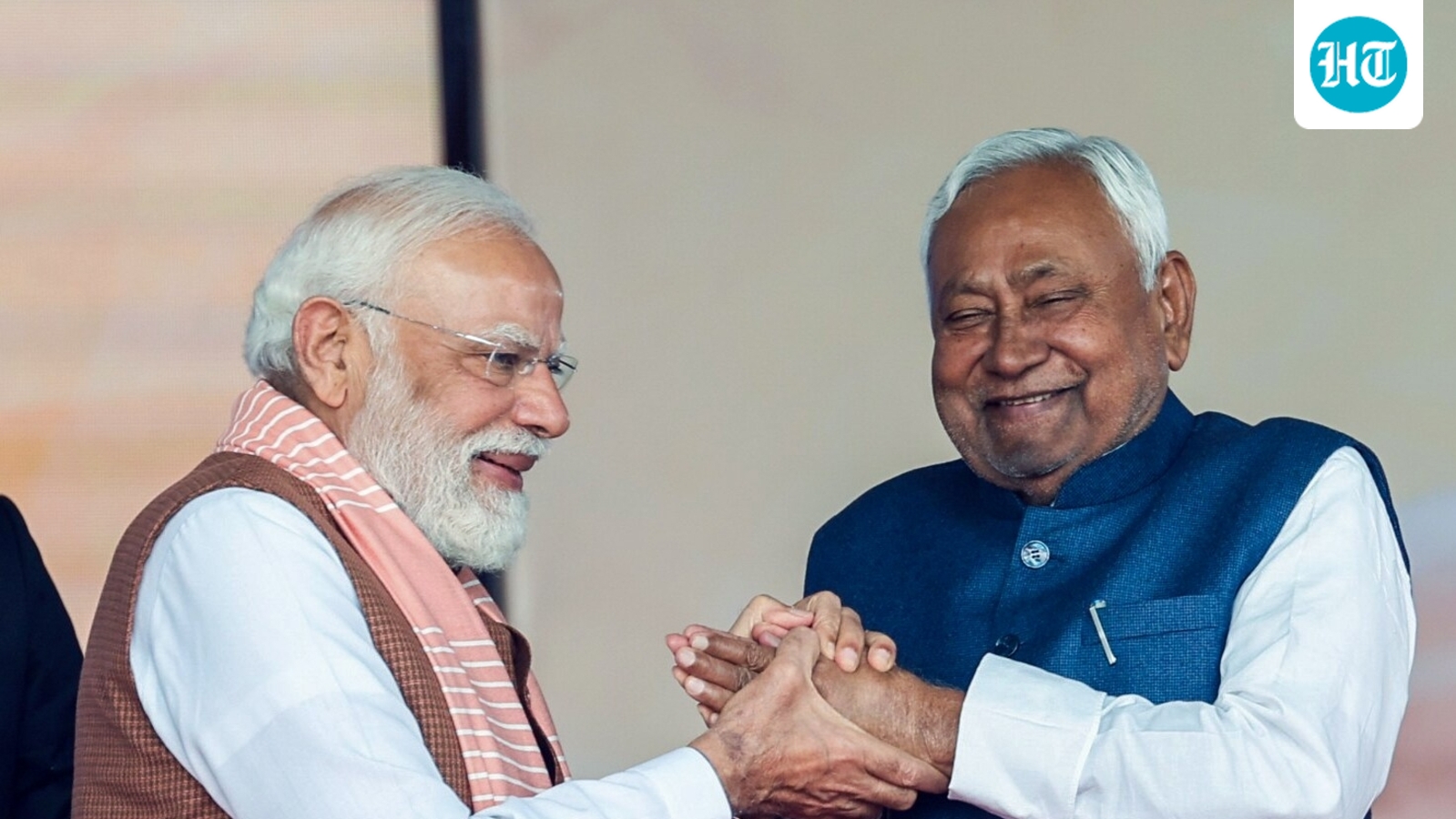 Watch: Modi-Nitish bonhomie on stage, PM bows down to Bihar as NDA makes a comeback