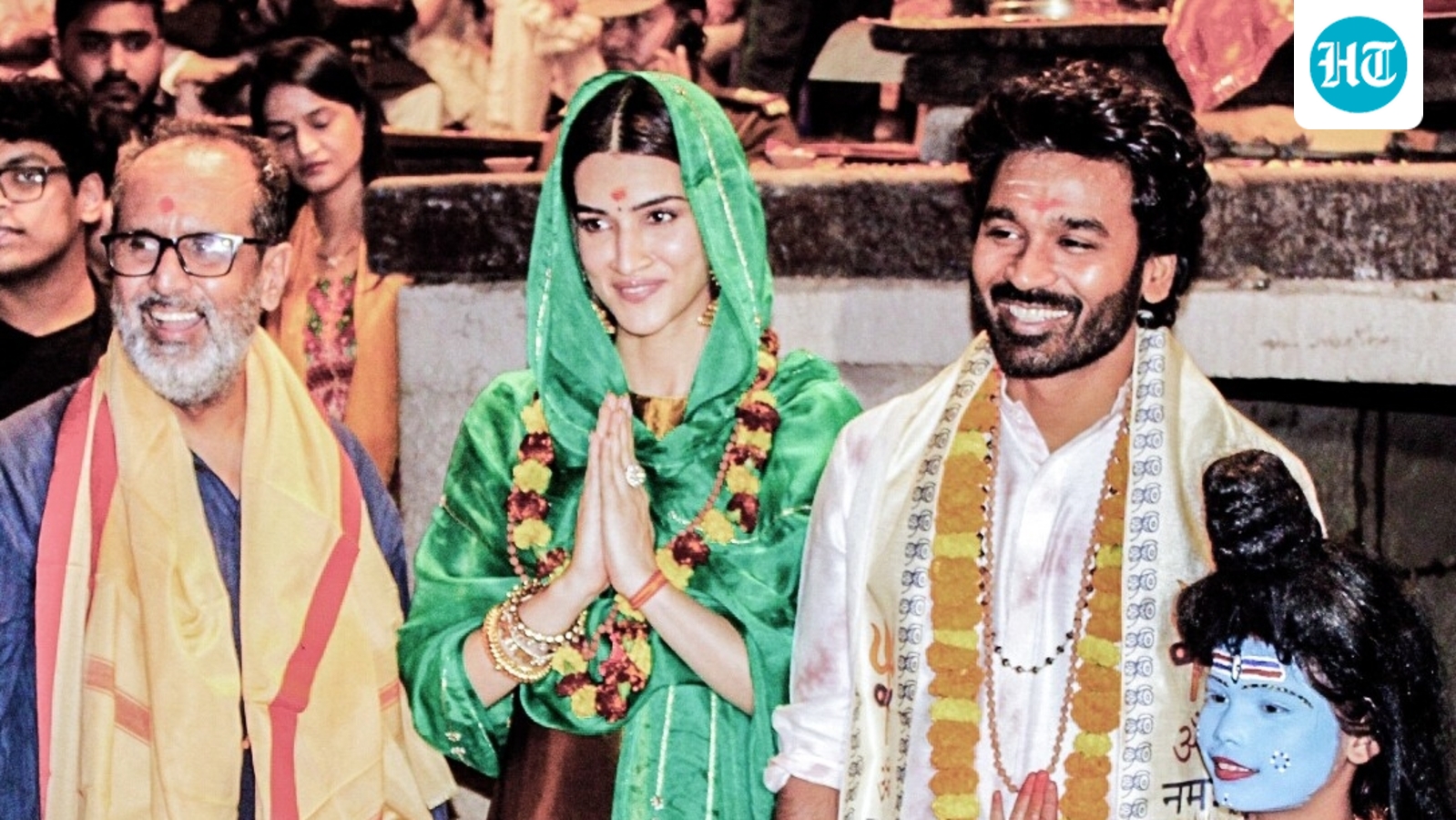 Kriti Sanon, Dhanush visit Dagdusheth Halwai Ganapati Temple as Tere Ishk Mein roars at box office