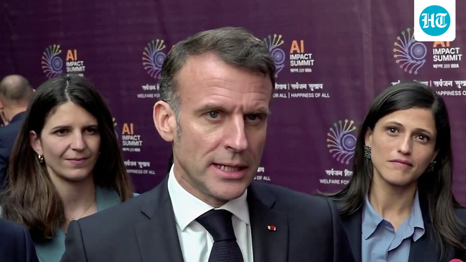 'No need to be violent, disrespectful': Macron responds to Trump's leaking private texts amid row