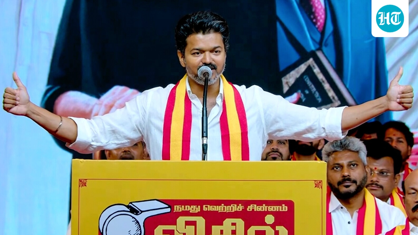 Tamil Nadu polls: TVK's Vijay files nomination from Perambur, Trichy East