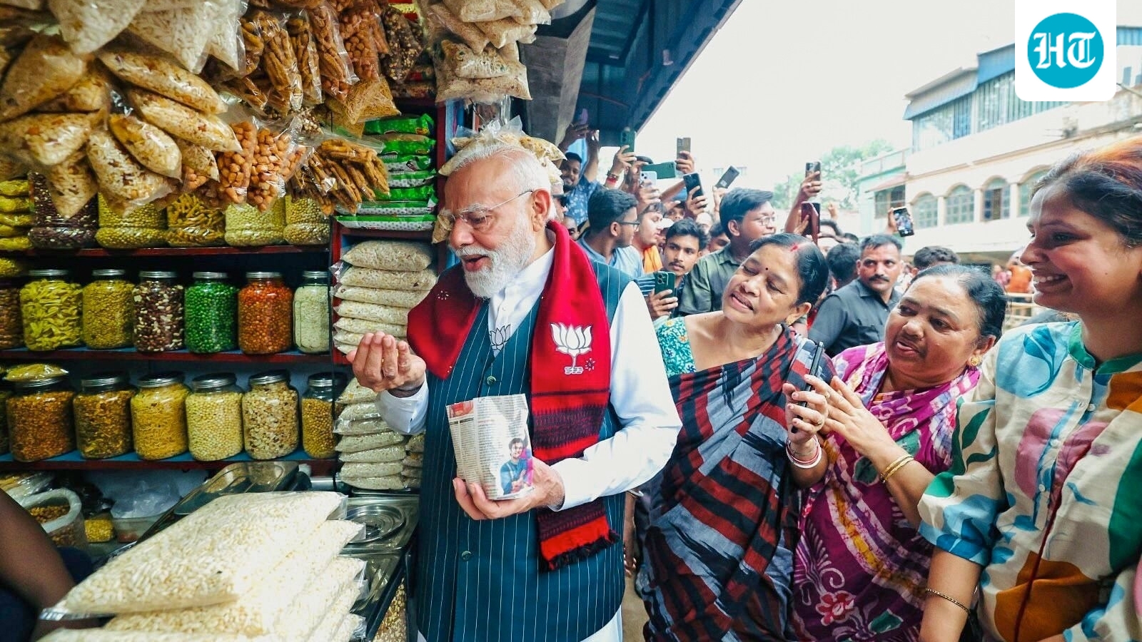 Modi's ‘jhalmuri’ effect? BJP leads in TMC stronghold Jhargram, where PM ate Bengali snack