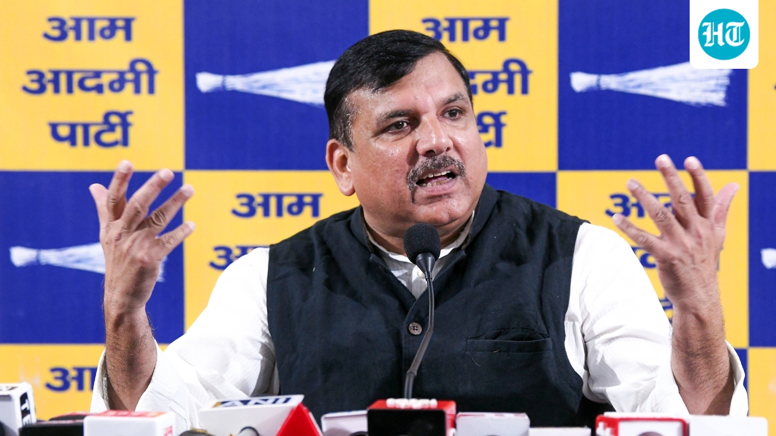 ‘Breaking parties apart’: AAP MP Sanjay Singh accuses BJP amid TMC split