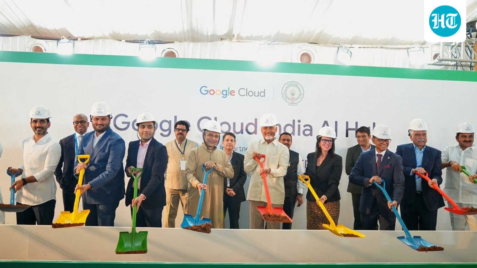 Andhra CM Chandrababu Naidu lays foundation stone for $15 bn Google AI data centre near Visakhapatnam