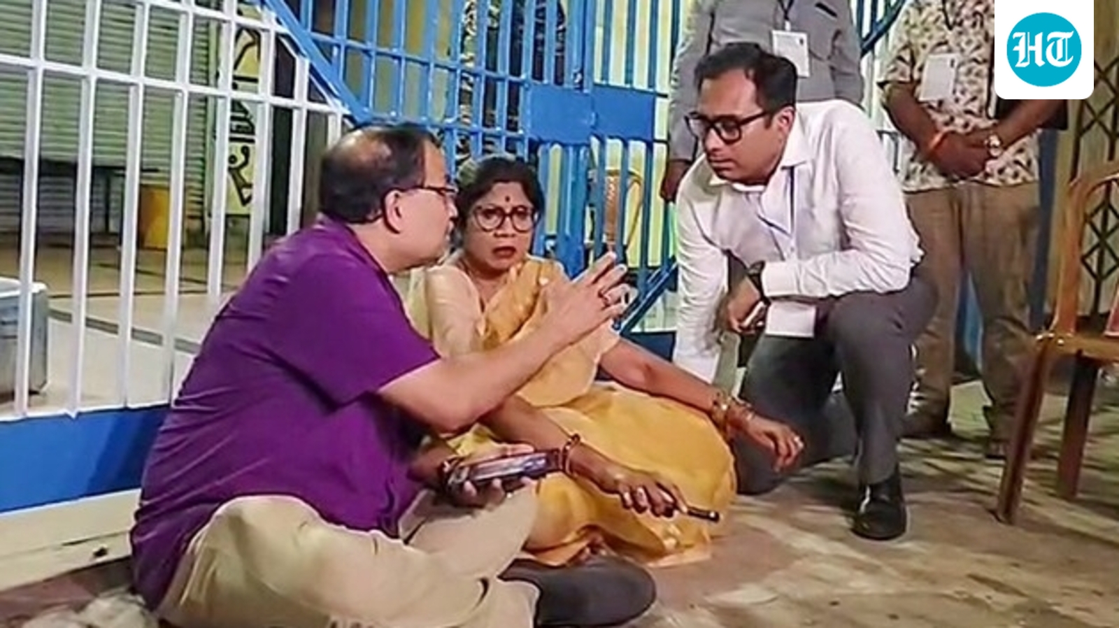 High drama in Bengal as Trinamool stages sit-in outside EVM centre in Bengal: 'Ballot papers being moved'