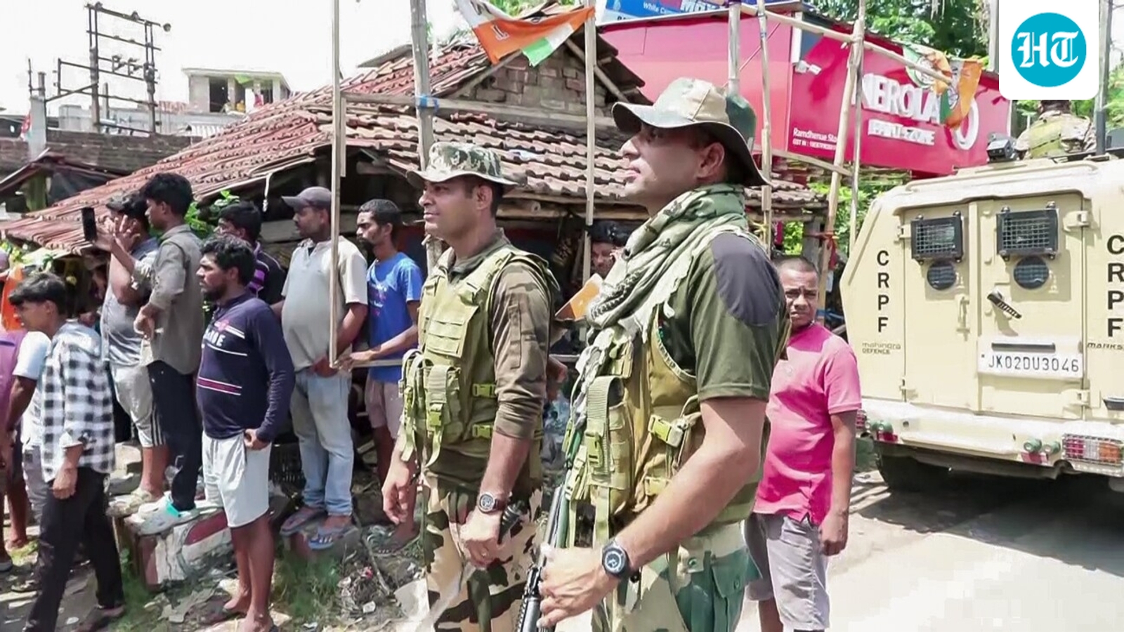 Massive protests in Bengal's Falta as locals allege TMC ‘threats’, security up amid repolling in 15 booths | Video
