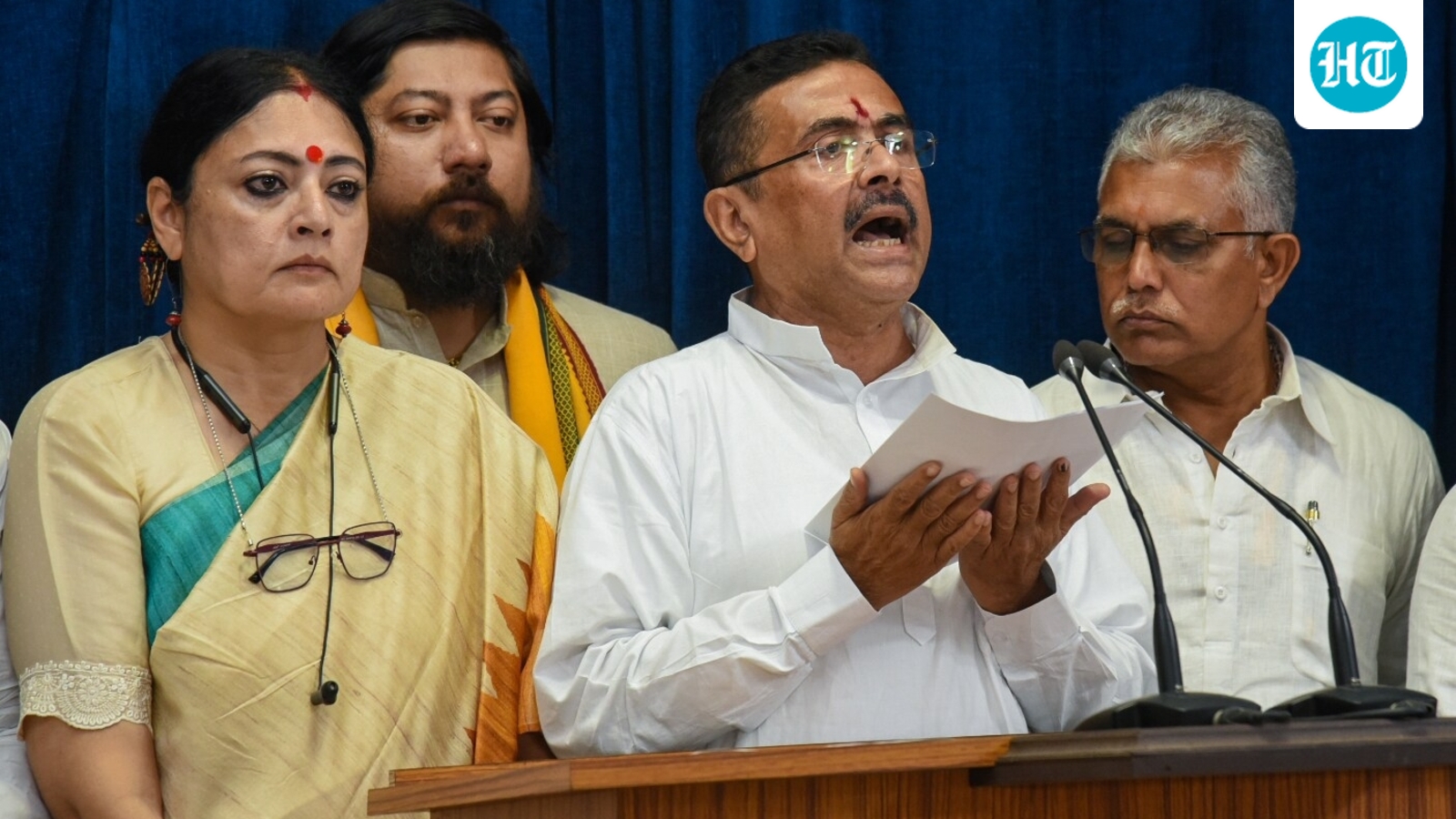 Bengal CM Suvendu Adhikari gives portfolios to first batch of ministers, keeps key ones with himself like Mamata