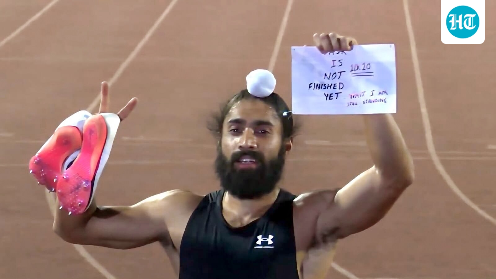 ‘Fair winds, fast feet’: Indian Navy hails officer Gurindervir Singh as he becomes India’s fastest man