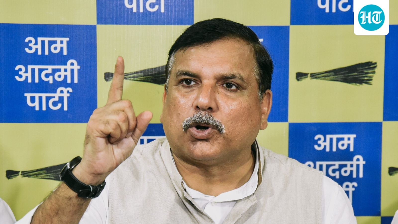 AAP's Sanjay Singh attacks BJP over ‘theft’ of Lord Ram's padukas, necklace in Ayodhya temple