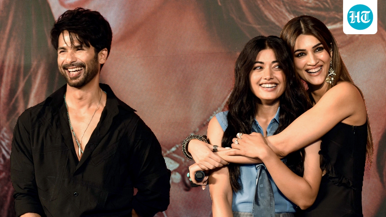 Rashmika can't stop laughing at Cocktail 2's 'lesbian love story' rumours, Kriti Sanon quips: 'Only emotional threesome'