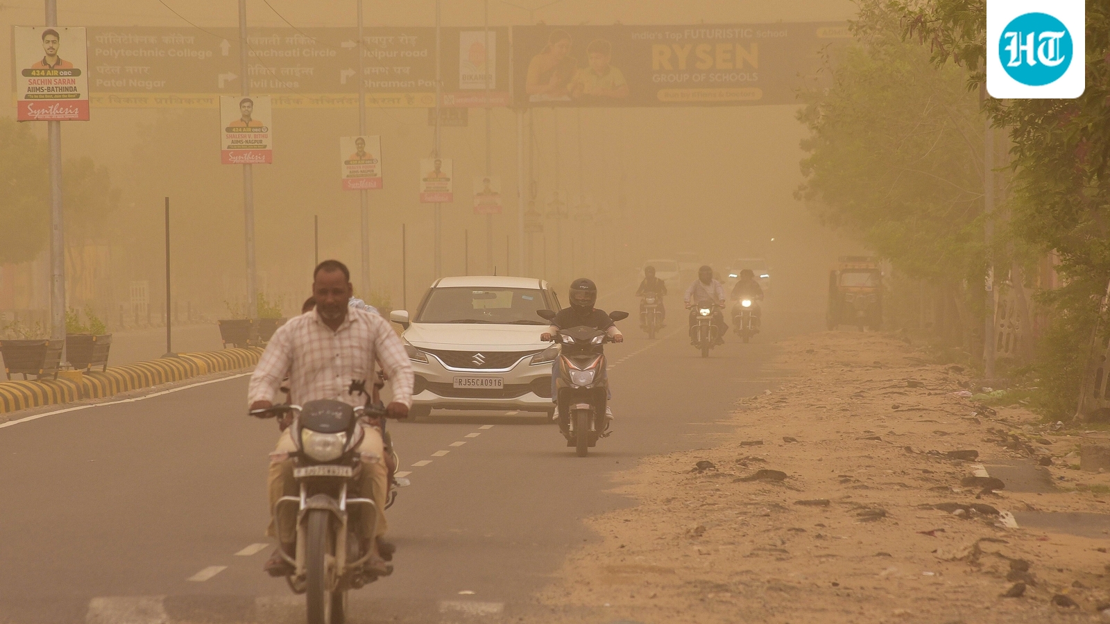 Massive dust storm hits Gurugram, Delhi, Noida; IMD issues red alert for parts of NCR