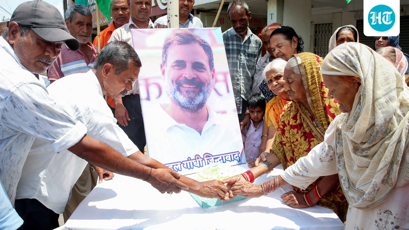 Greetings, ‘dugdhabhishek’, cake cutting: Congress workers celebrate Rahul Gandhi's birthday