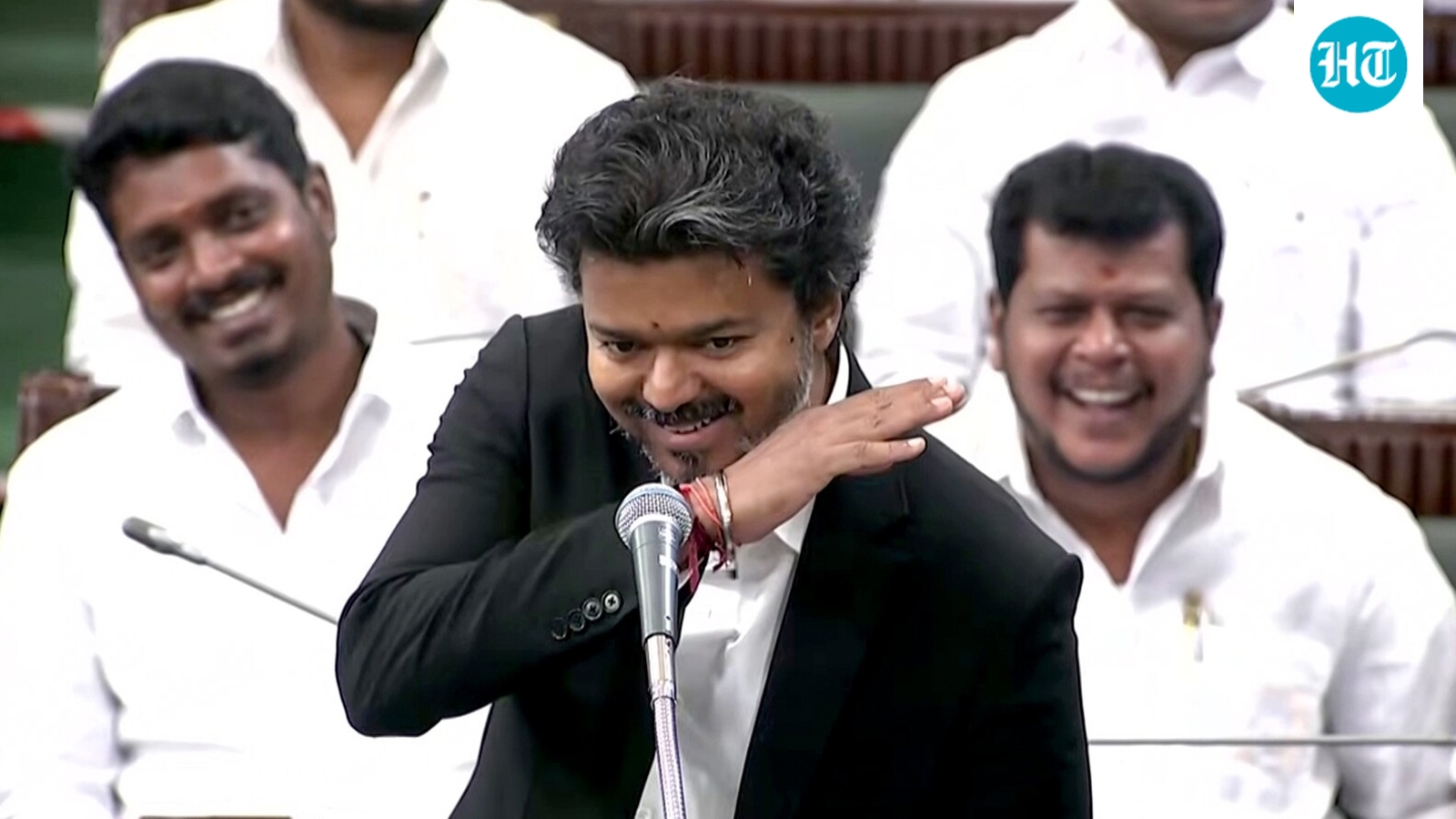 Vijay slams DMK, vows action on graft in first House speech