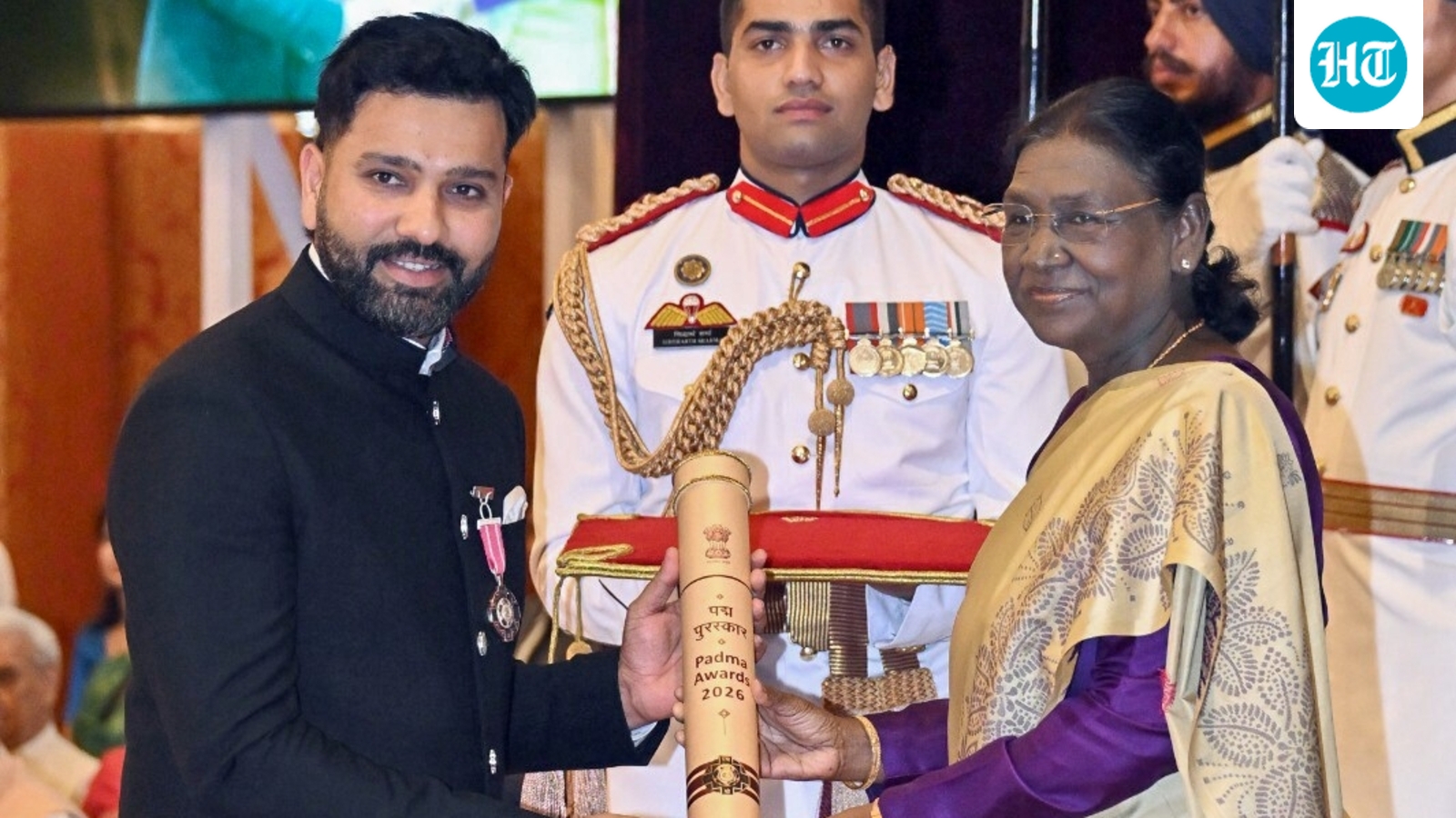 Rohit Sharma honoured with Padma Shri as India's 2026 list recognises eight sportspersons across fields this year