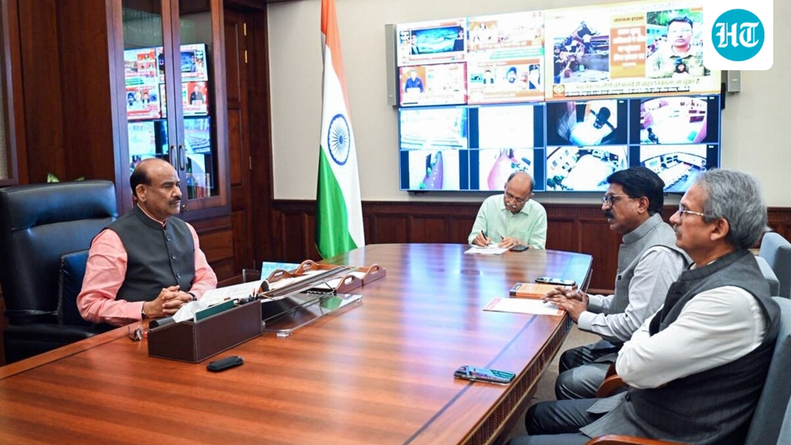 Sena (UBT) MPs meet Lok Sabha speaker Birla, seek copy of demands by six rebel leaders