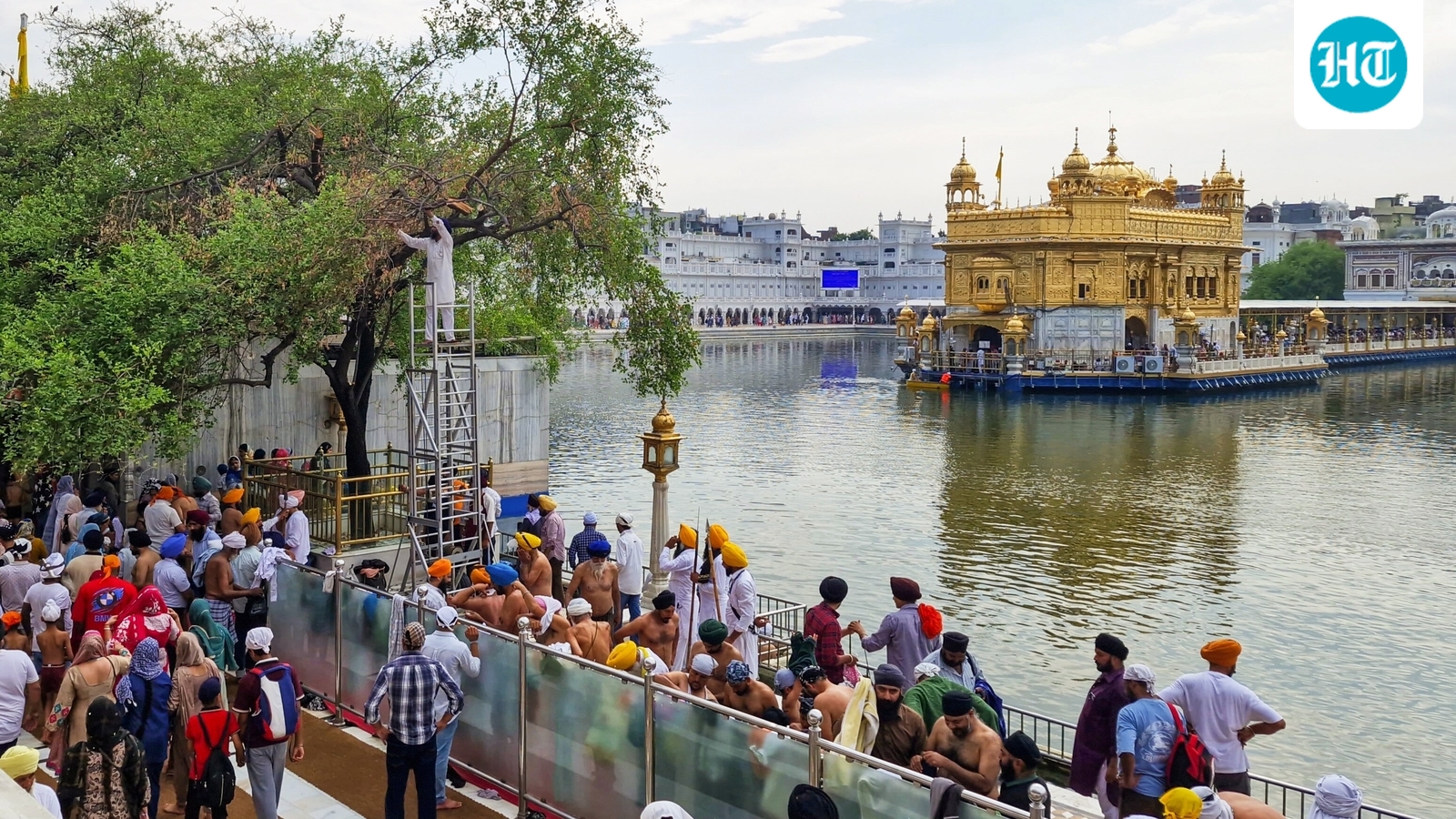 Golden Temple pilgrims asked to remove IDs carrying Punjab CM Mann’s photo amid video row