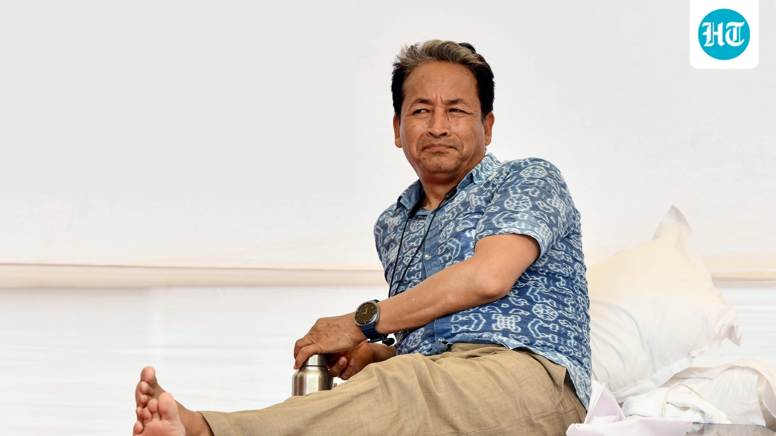 'If you cant come here...': Sonam Wangchuk urges supporters to join him for one-day hunger strike