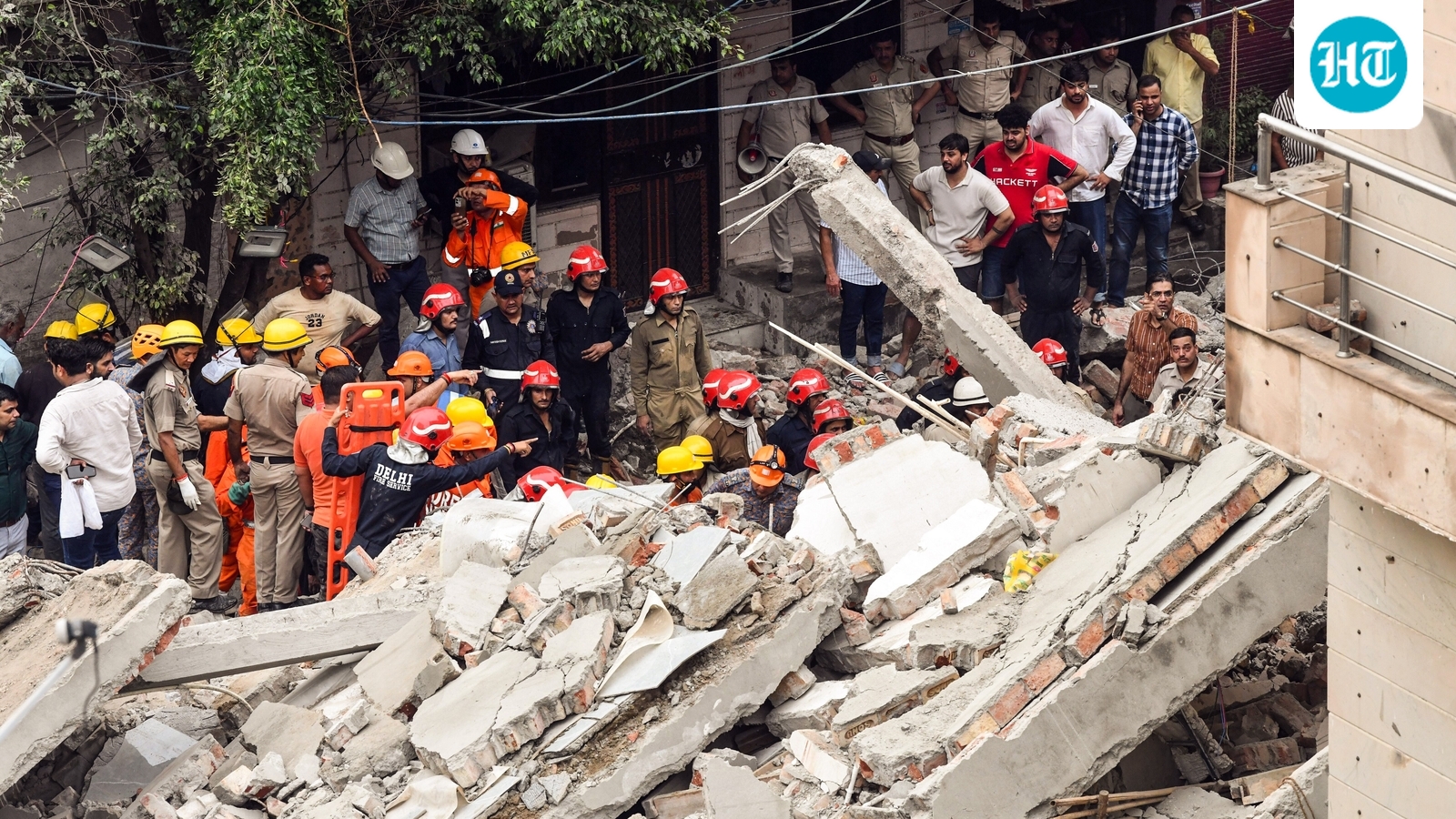 Delhi, Gurgaon rain LIVE: One dead in Rohini building collapse; traffic snarls on key expressway