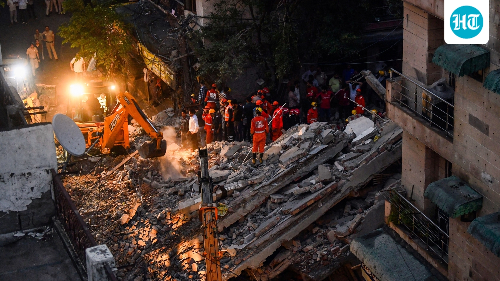 ‘I was barely 3 meters away’: Man recalls moment when building in Delhi's Rohini 'came crashing down'