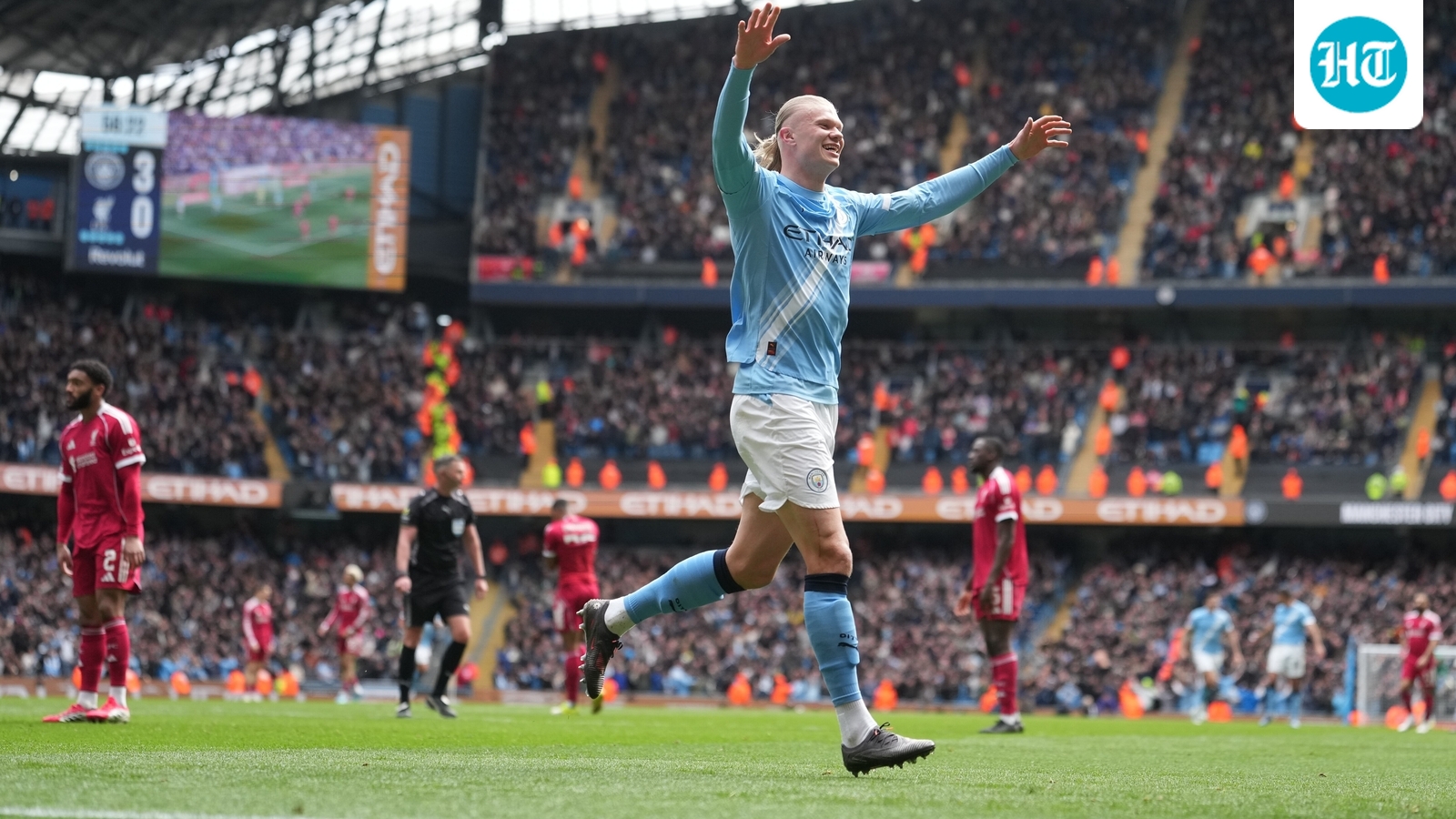 Erling Haaland's hat-trick propels Manchester City to record-setting thrashing of Liverpool in FA Cup quarterfinals