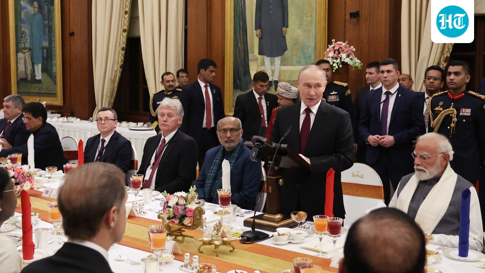 From Zafrani Paneer to Jhol Momos: India’s culinary showcase at Rashtrapati Bhavan dinner for Putin