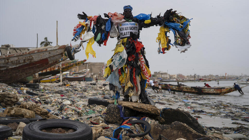 Senegal's 'plastic man' helps raise awareness about plastic pollution