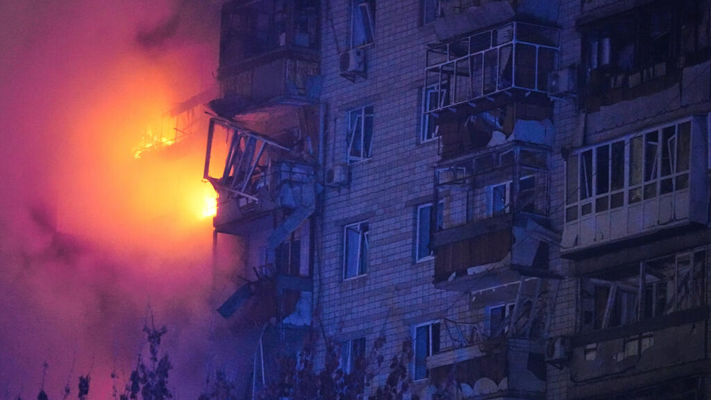 Live: Russian drone strike kills at least one, wounds 11 near Kyiv