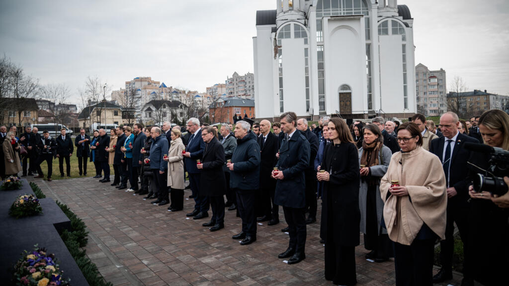 EU diplomats mark Bucha massacre anniversary, affirms support for Ukraine