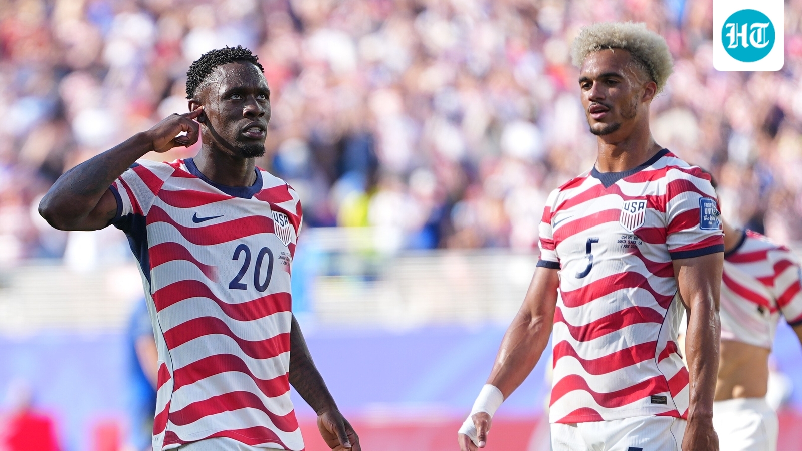 Folarin Balogun scores, then sees red but USA defeat Bosnia 2-0 to reach round of 16