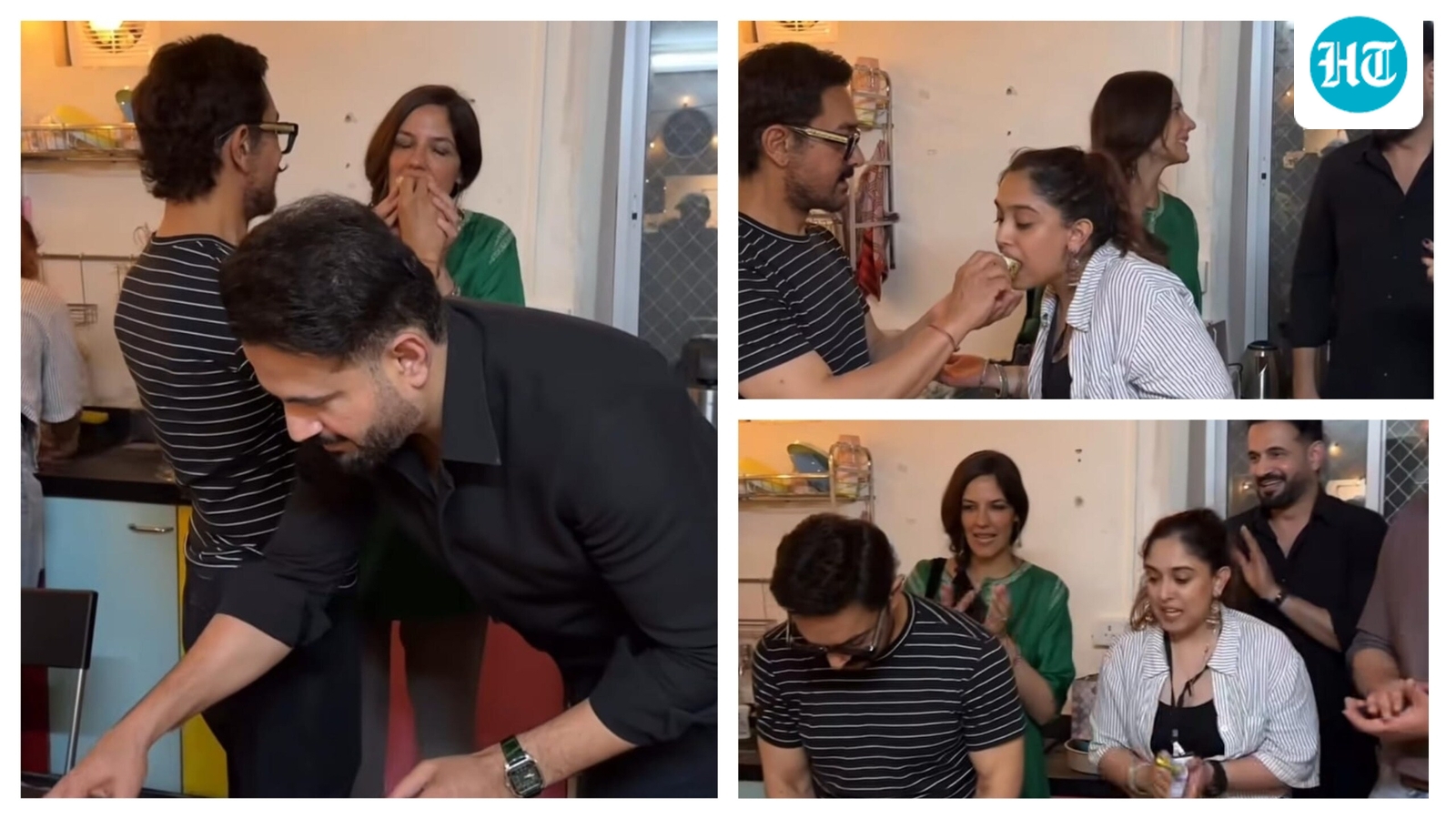 Inside Aamir Khan’s 61st birthday bash: Girlfriend Gauri Spratt joins kids, ex-wife Kiran for intimate celebration