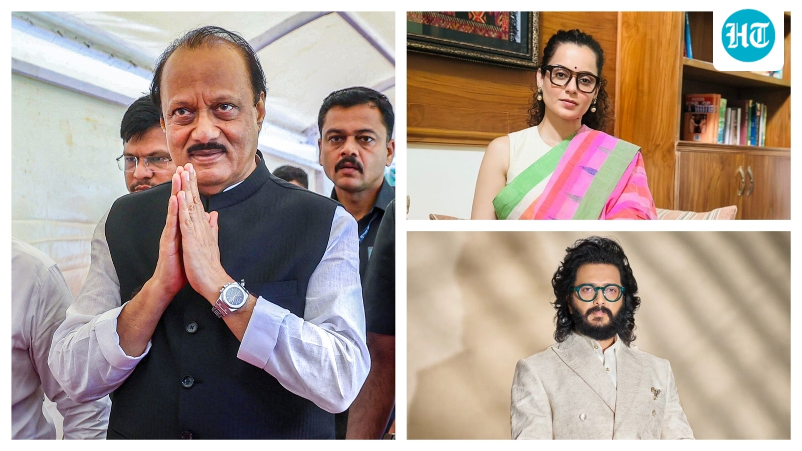 Ajit Pawar death: Bollywood mourns Maharashtra Deputy CM; Kangana Ranaut, Ajay Devgn, Riteish Deshmukh express shock