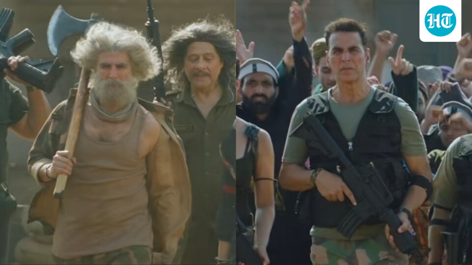 Akshay Kumar wishes fans Merry Christmas from ‘giant cast’ of Welcome to the Jungle; reveals dual role in film. Watch