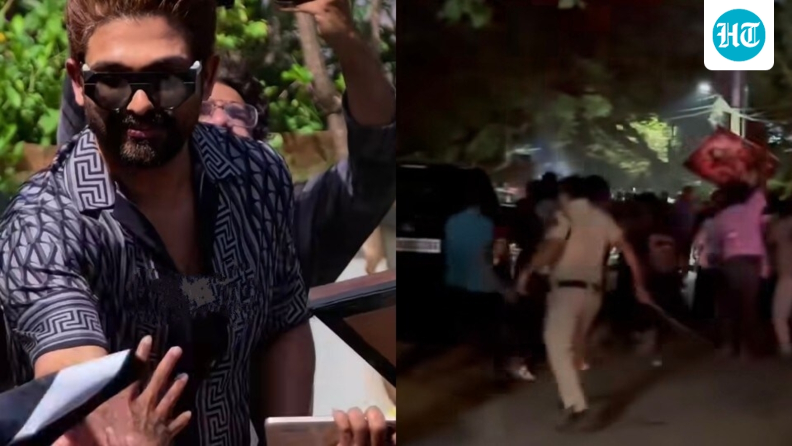 Police resort to lathi charge as crowd gets unruly outside Allu Arjun's Hyderabad home on his 44th birthday
