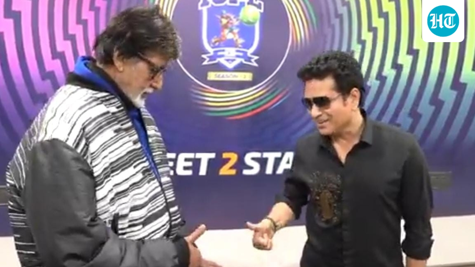 Amitabh Bachchan gets competitive during finger cricket face-off with Sachin Tendulkar, internet cheers for both