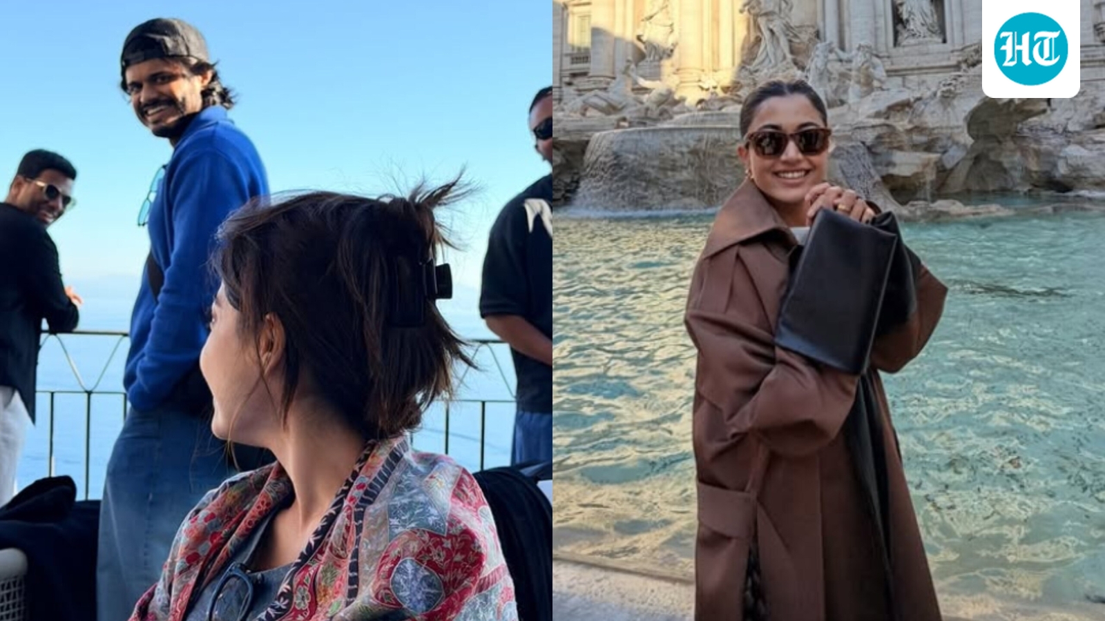 Rashmika Mandanna rings in New Year in Rome with her friends, Anand Deverakonda; fans ask, ‘Where is Vijay Deverakonda?’