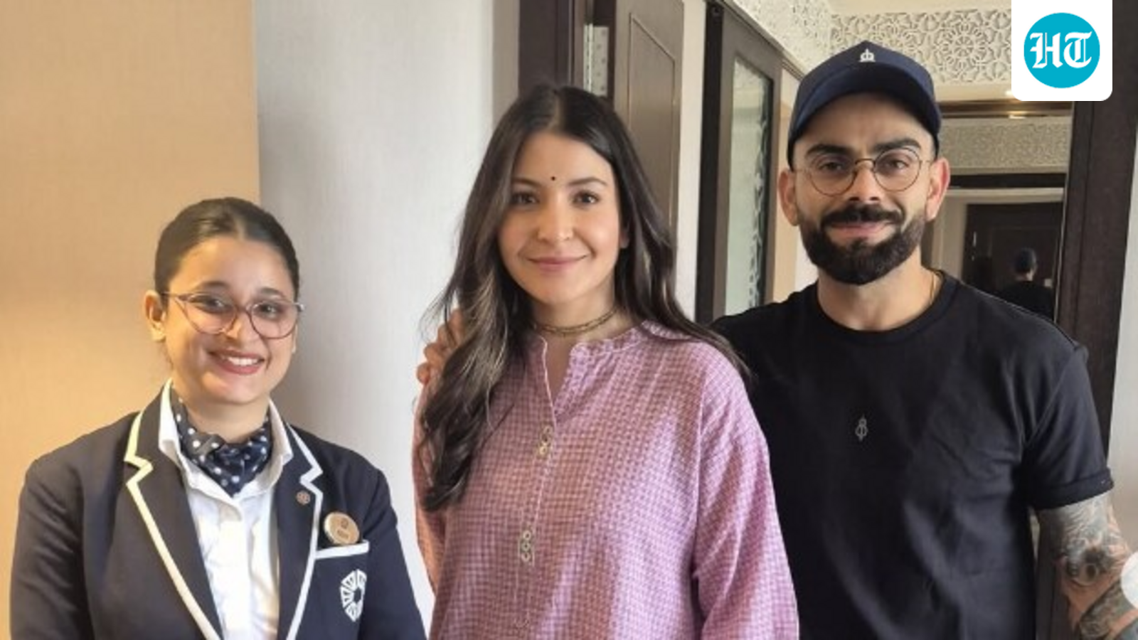 Anushka Sharma, Virat Kohli win hearts as they pose with hotel staff, leave handwritten notes: ‘That’s so sweet'