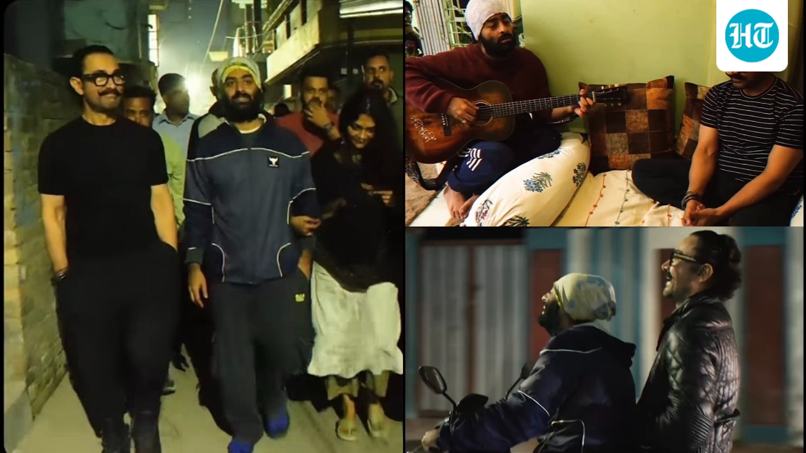 ‘Hum logon ka kya hoga’: Aamir Khan requests Arijit Singh not to quit playback singing. Watch video