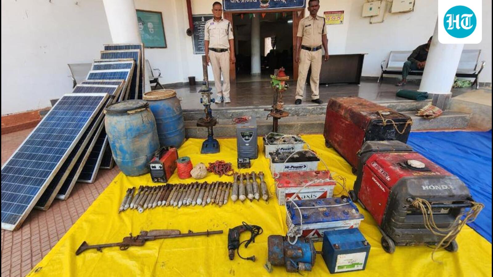Chhattisgarh: Forces recover arms, explosives from Maoist bunker in Bijapur