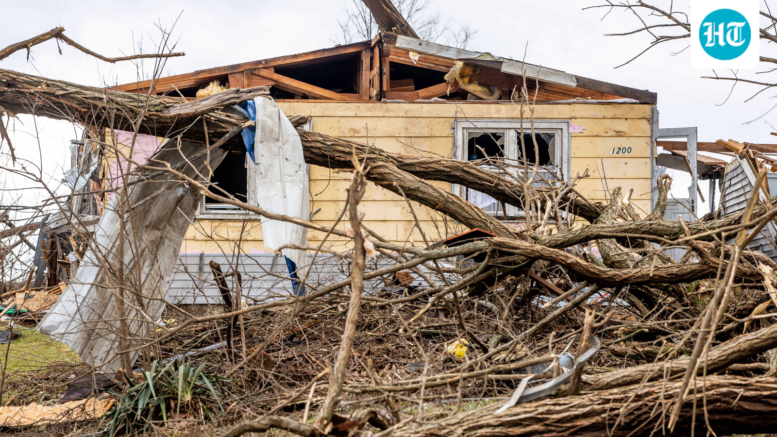 Aroma Park tornado damage: Videos show destruction in Kankakee County; ‘houses torn away'