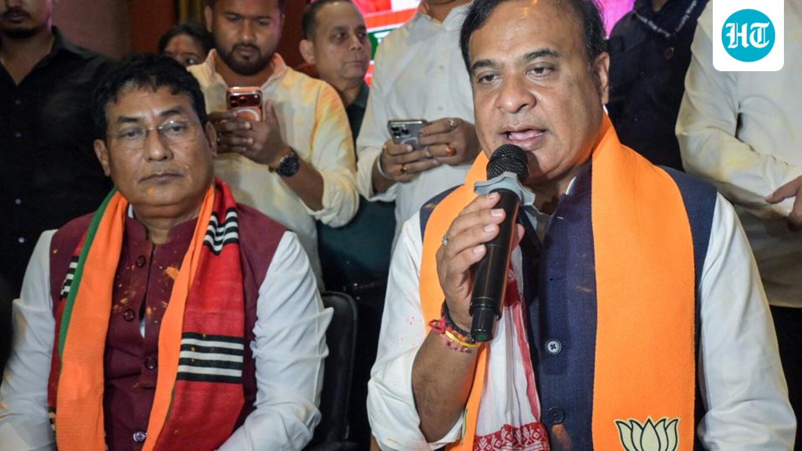 BJP wins Assam for a third consecutive term; Himanta calls it a ‘historic win’