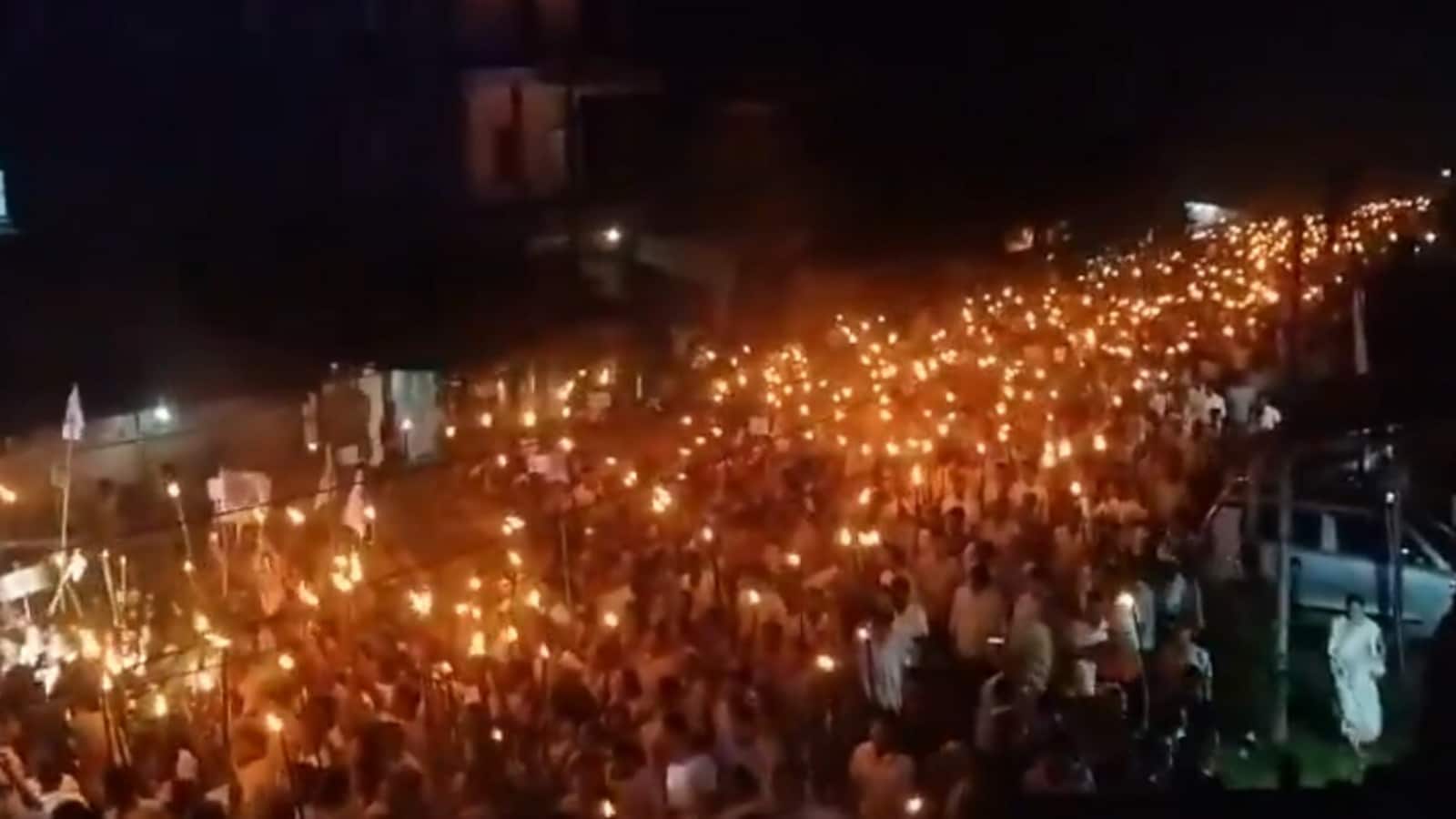 Hundreds of students, carrying torches, are out on the streets to protest in Assam. Here's why