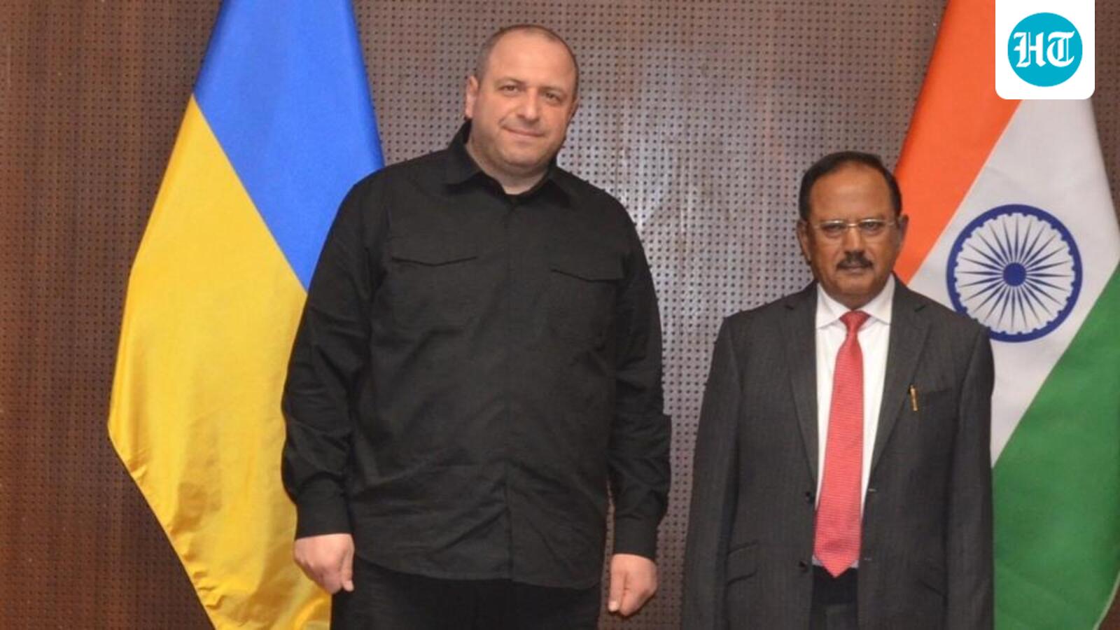 Ukraine’s Rustem Umerov meets NSA Doval, Jaishankar to discuss path to peace